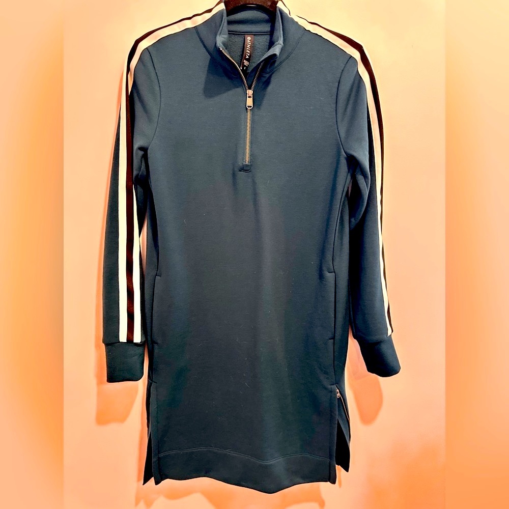 Athleta CIRCA TRACK SWEATSHIRT DRESS, Size Small - Picture 2 of 8